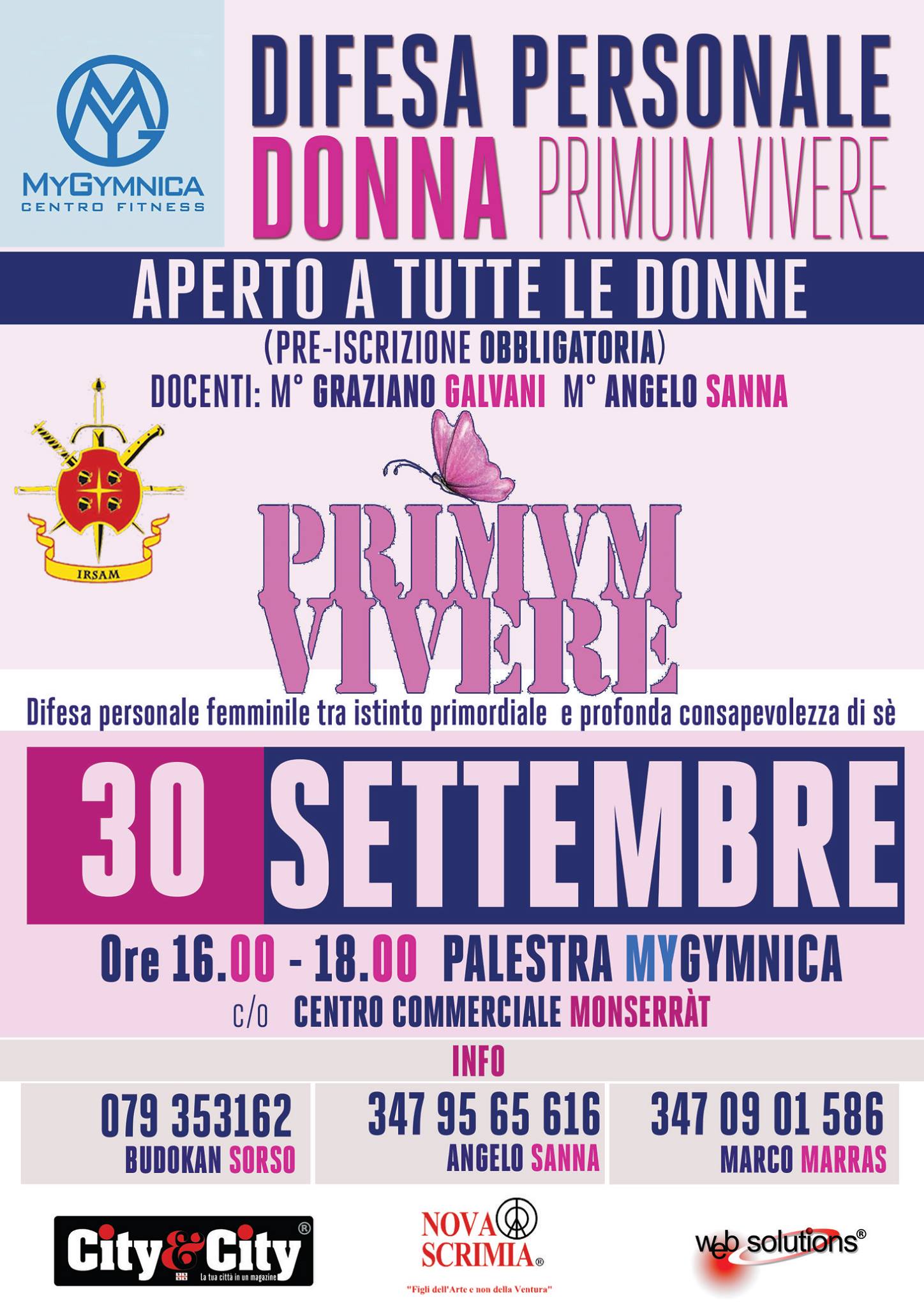  CORSO DI DIFESA PERSONALE FEMMINILE