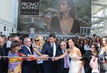  Sassari: inaugurata stamattina la IV fiera Promo Autunno con Valeria Marini al taglio del nastro