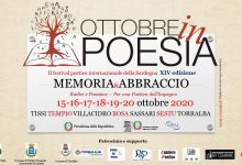  XIV edizione di OTTOBREinPOESIA 2020