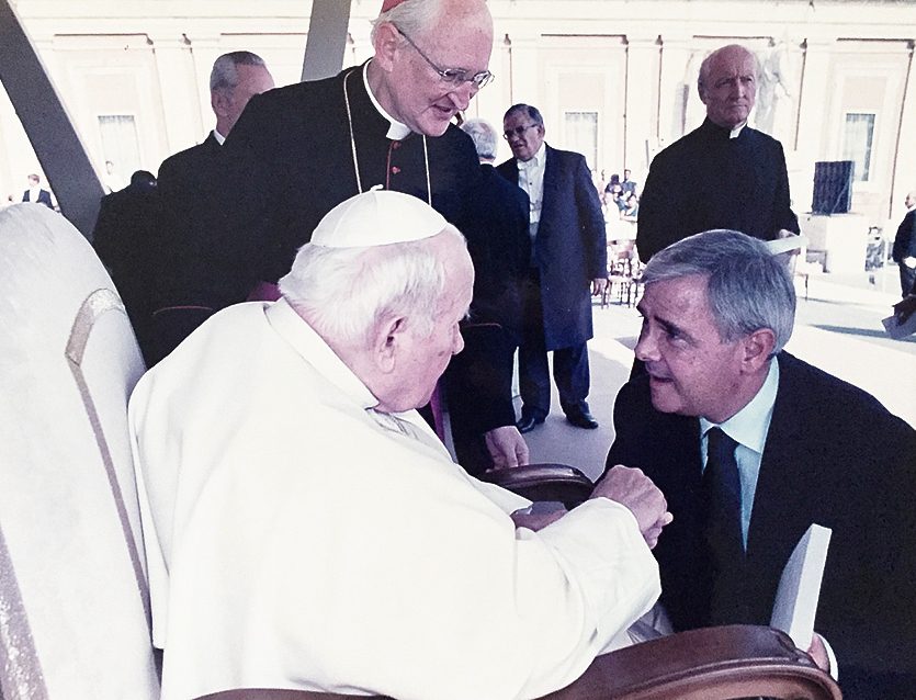 Gianni Garrucciu e Karol Wojtyla