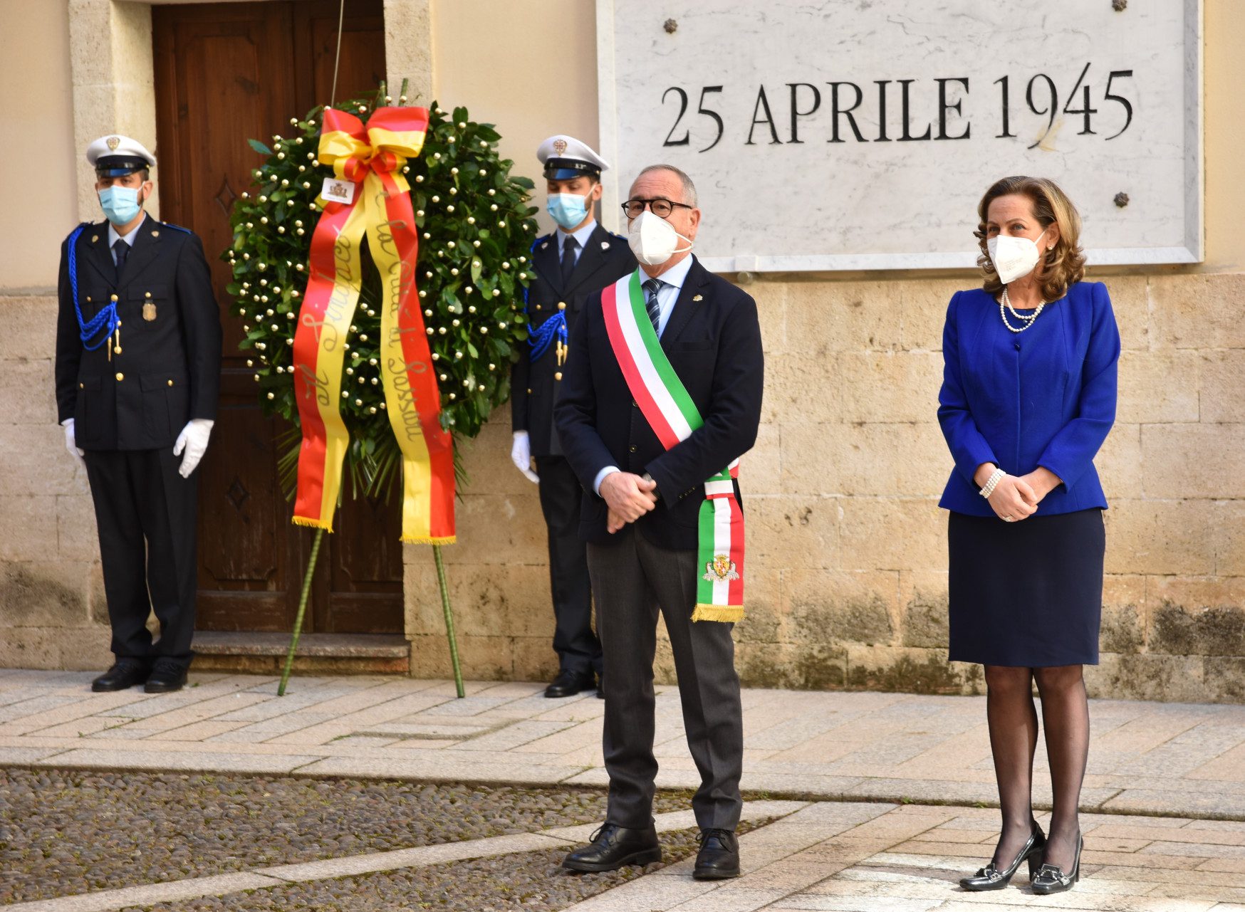  Sassari – 25 aprile, a Palazzo Ducale cerimonia ristretta e significativa per la Liberazione