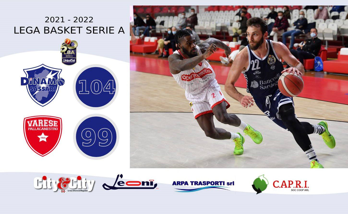 Dinamo vs Varese