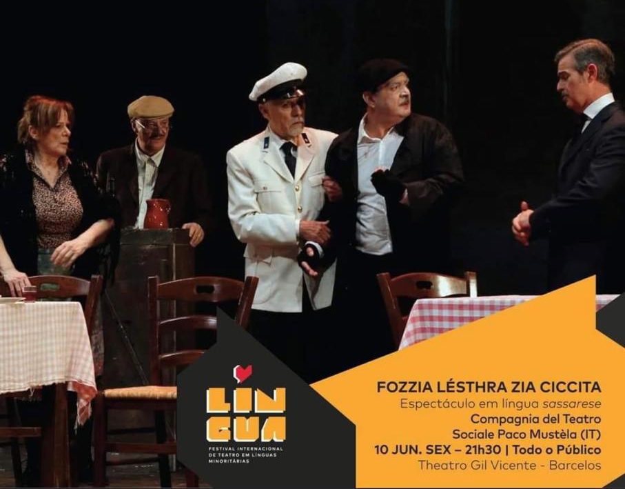 Il teatro sassarese in Portogallo per "Lìngua, Festival Internazionale di Teatro delle lingue minoritarie"