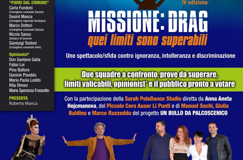  Sassari – No all’intolleranza con “Missione: Drag”