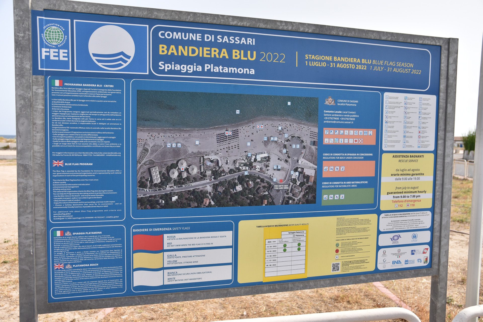 Bandiera Blu a Platamona