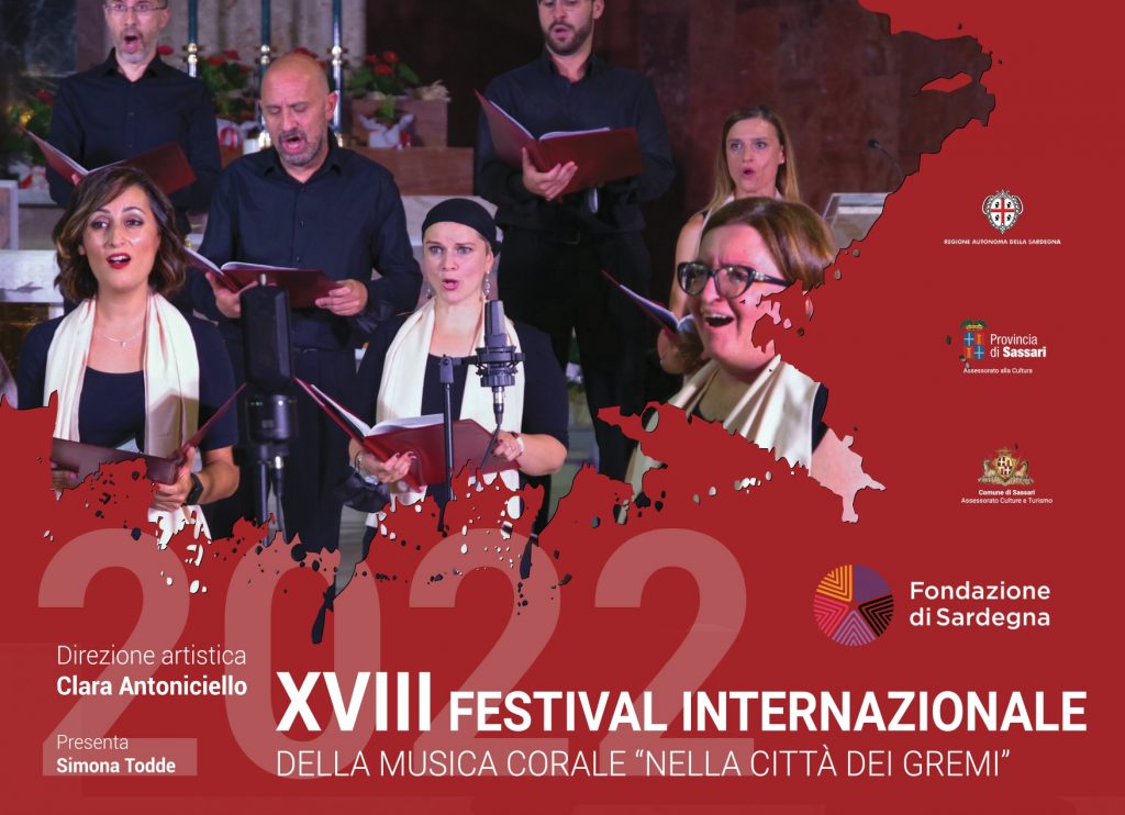 Locandina Festival internazionale della musica corale "Nella Città dei Gremi"