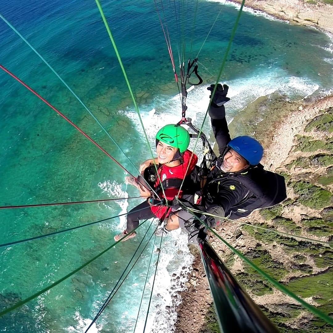 La risposta di SuperZonk a Mele, quasi 100 chilometri in parapendio