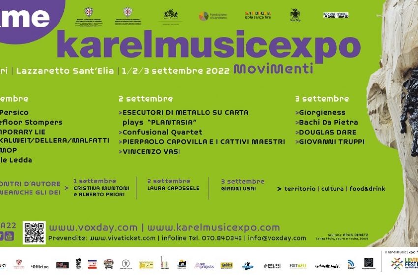  Cagliari – Dal 1 settembre “Karel Musix Expo”, il festival delle culture resistenti