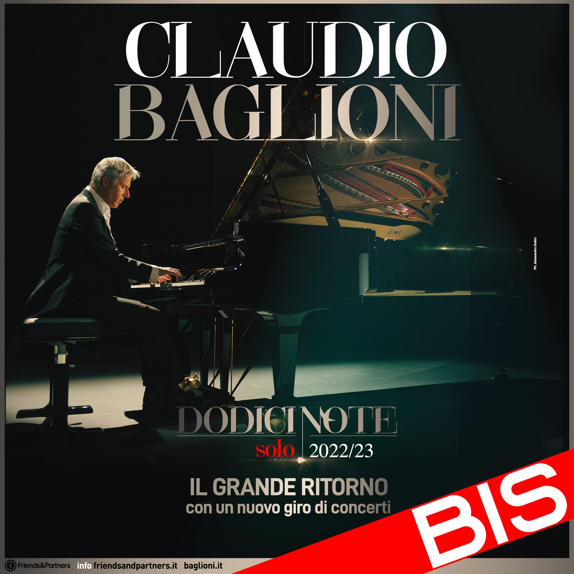 Claudio Baglioni in concerto Sardegna