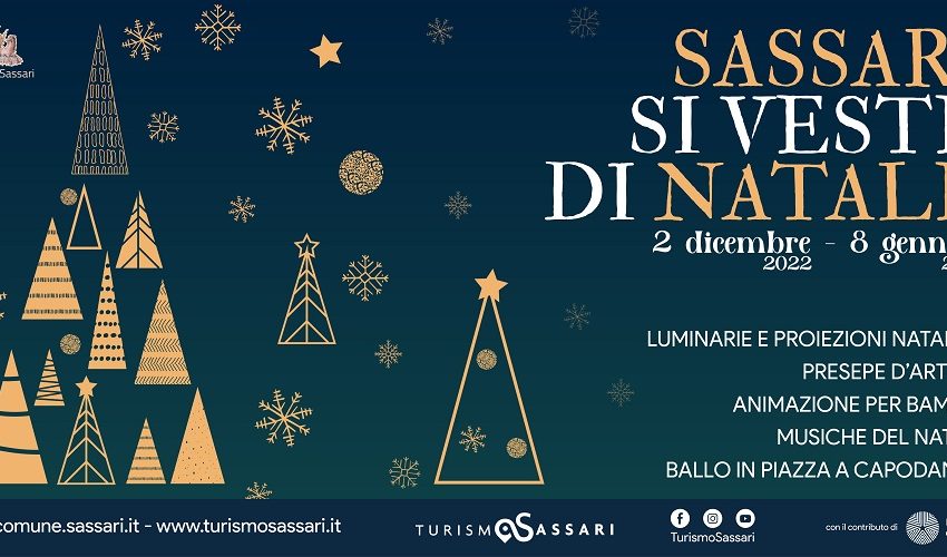  Sassari – torna il Natale tra luci ed eventi