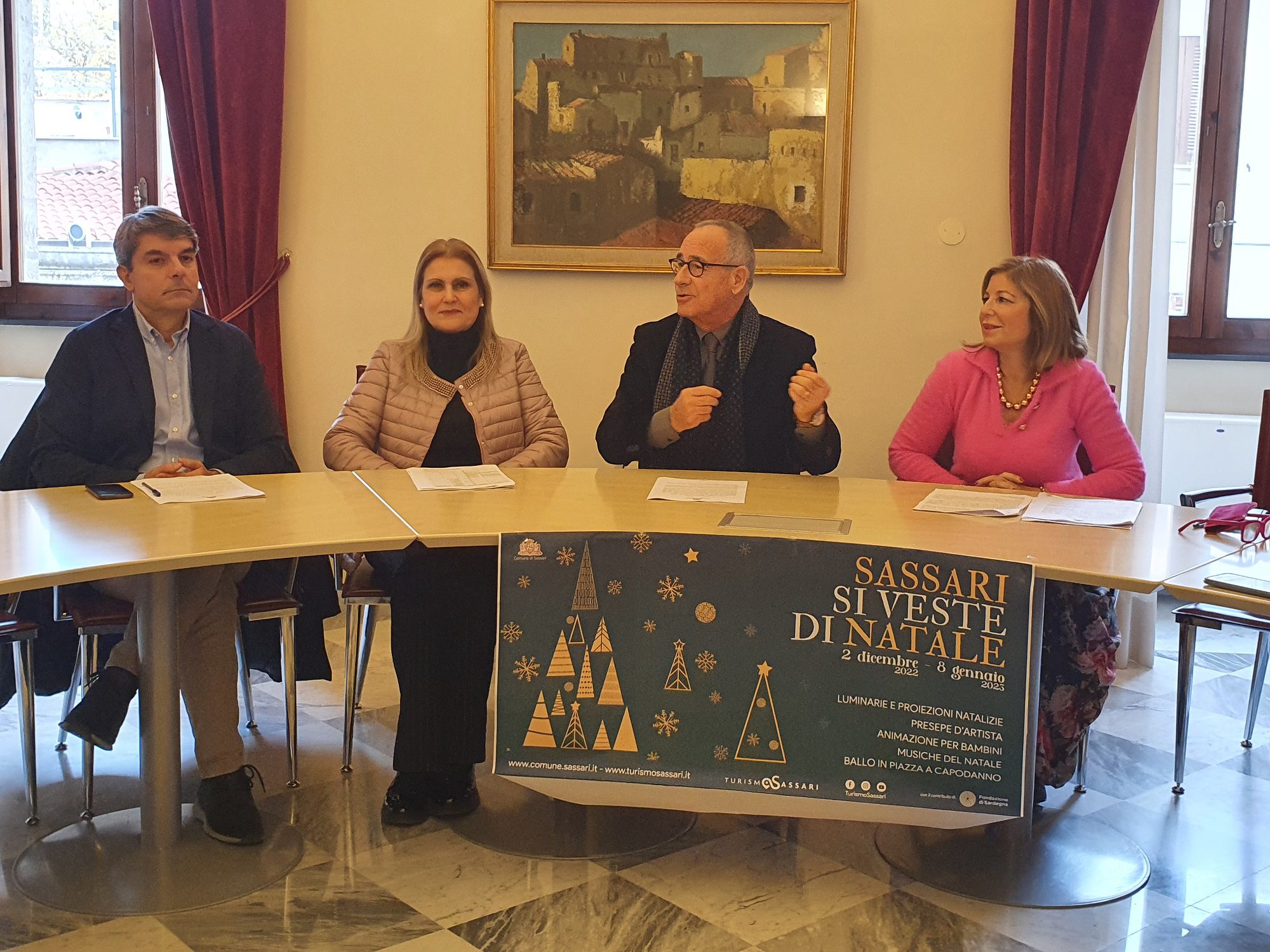 Conferenza stampa Natale 2022 Sassari