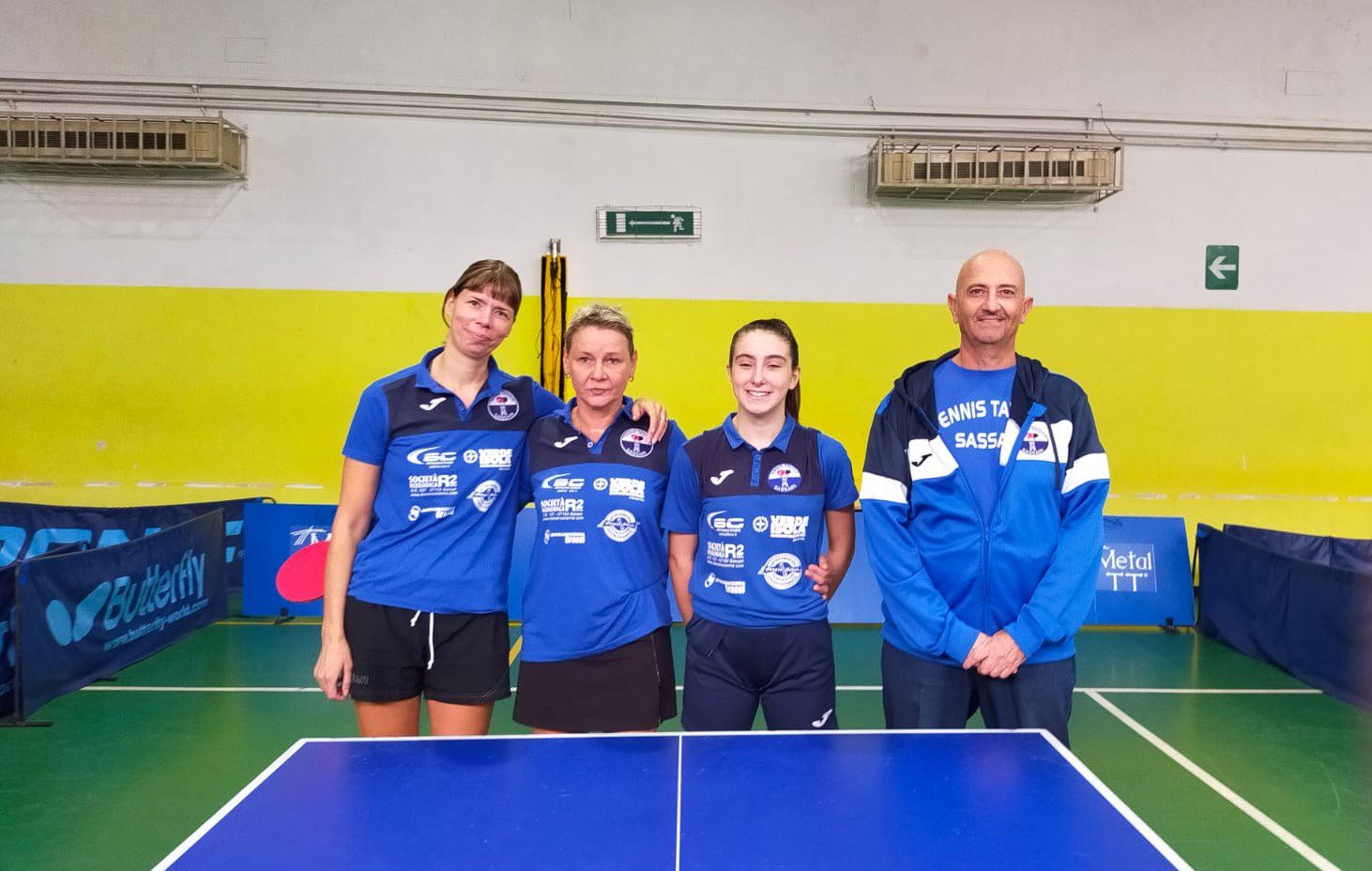 Serie B femminile - Tennistavolo Sassari