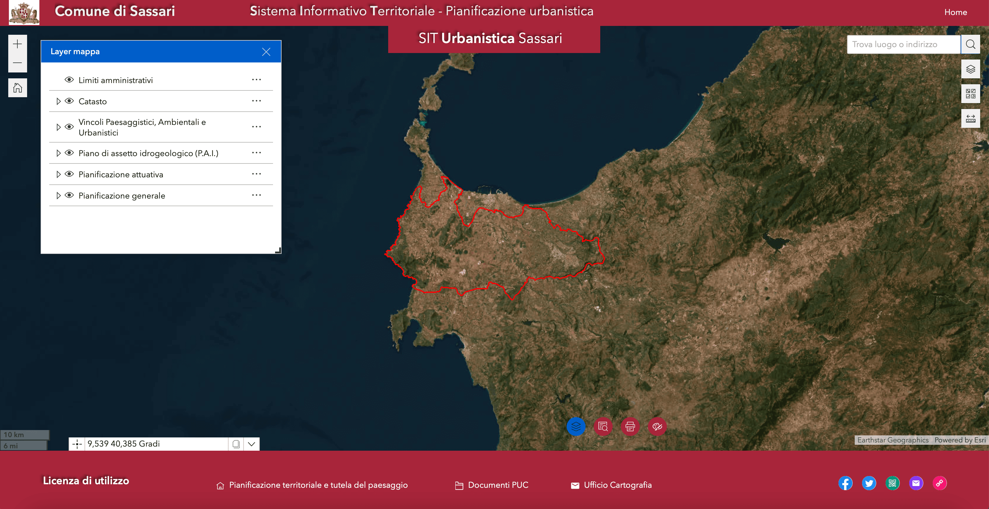 Sistema informativo territoriale