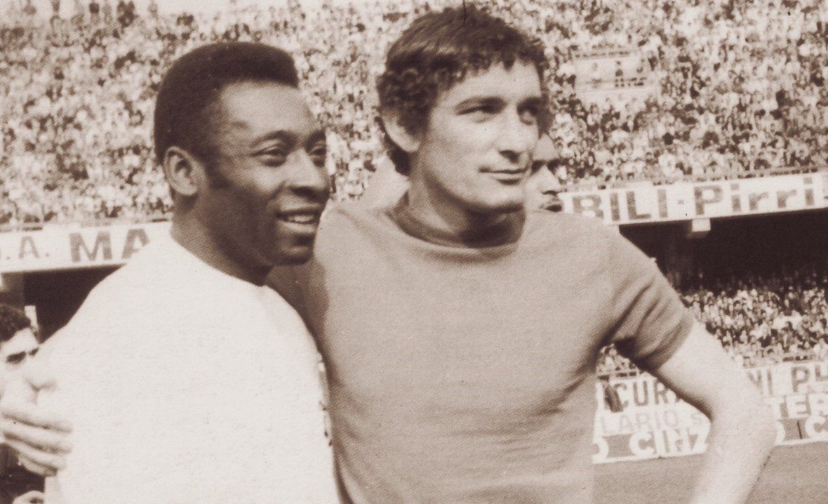 Pelè e Riva nel 1972