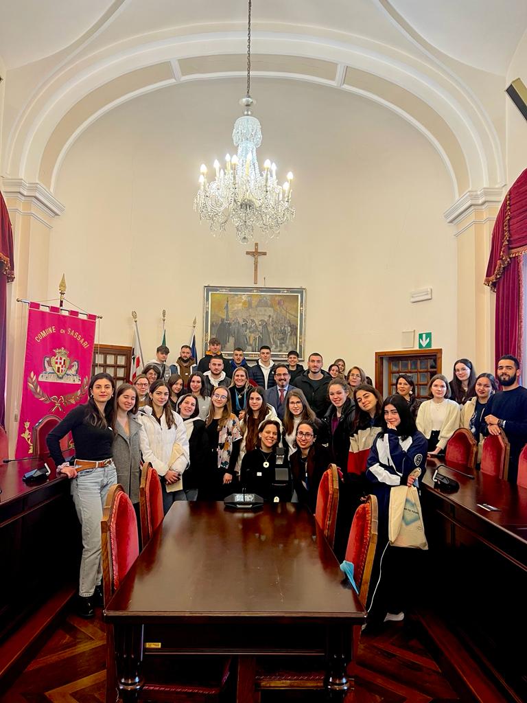 Giovani del progetto in visita a Palazzo Ducale