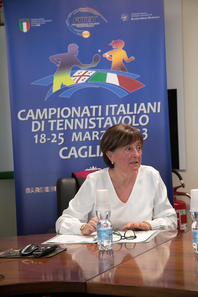 L'assessora comunale allo Sport Fioremma Landucci (Nonsolofoto Cagliari)