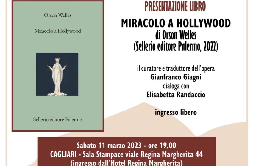  Cagliari – Sabato la presentazione dell’inedito di Orson Welles