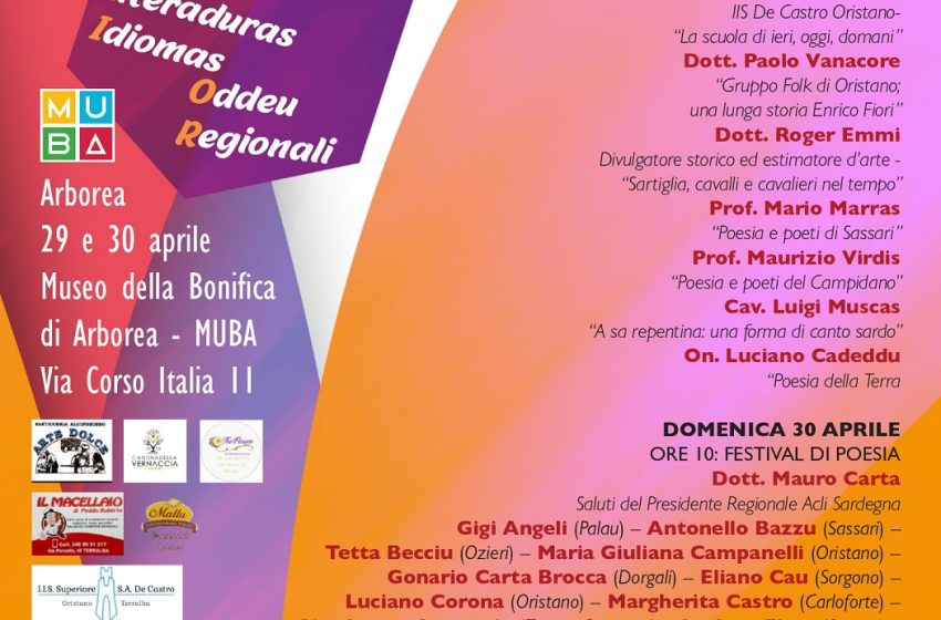  Arborea – Un omaggio agli artisti e all’arte con il nuovo Festival letterario “ACLI”