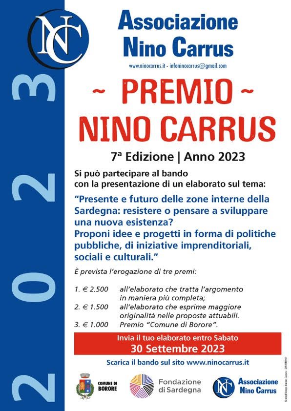 Locandina Premio Nino Carrus