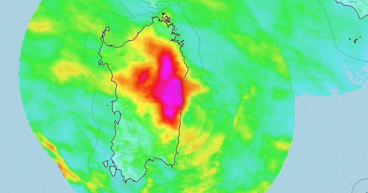 Sardegna - 300 Millimetri di pioggia in meno di 48 Ore