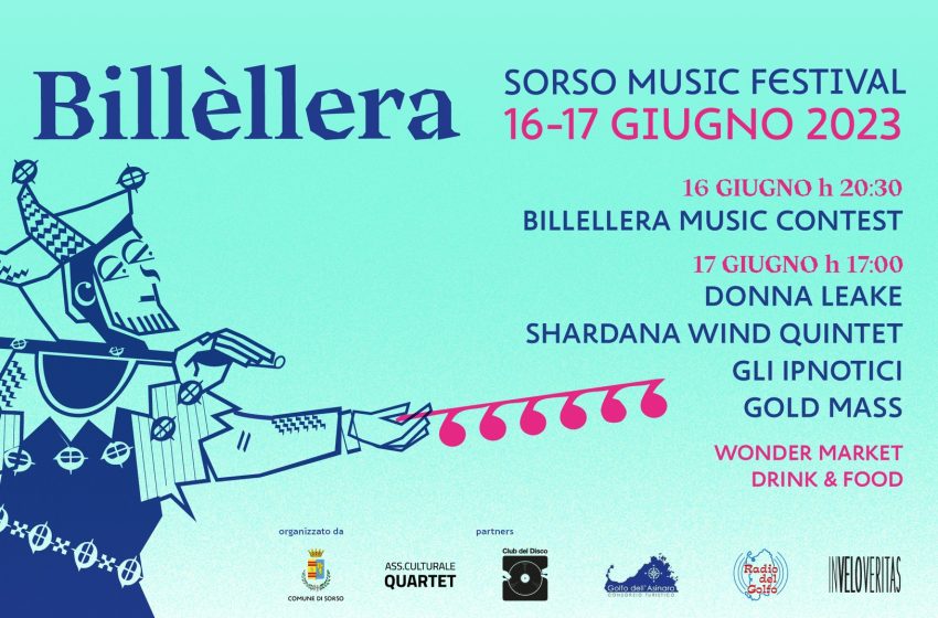  Sorso – Il 16 e 17 giugno torna il Billèllera Music Festival