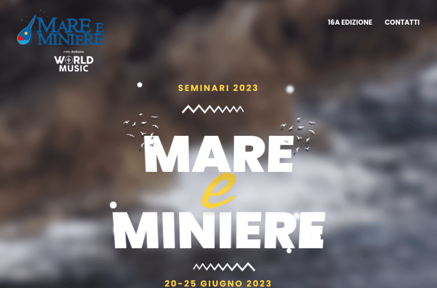  Musica | Al via la XVI edizione di “Mare e Miniere”