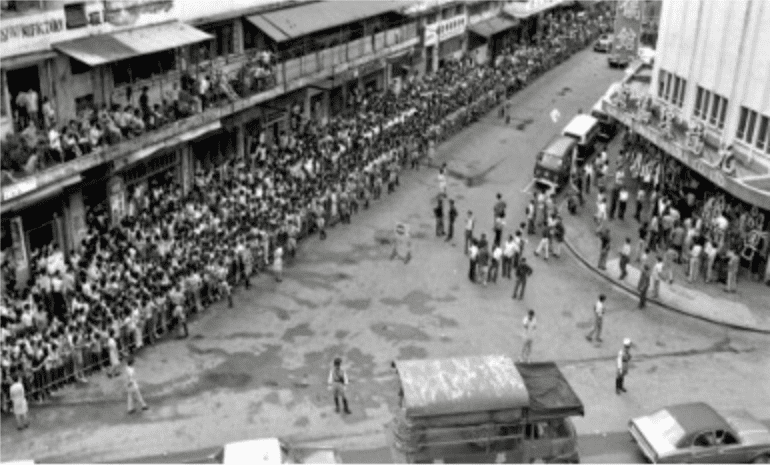 funerale di Bruce Lee, Honk Kong il 25 luglio 1973