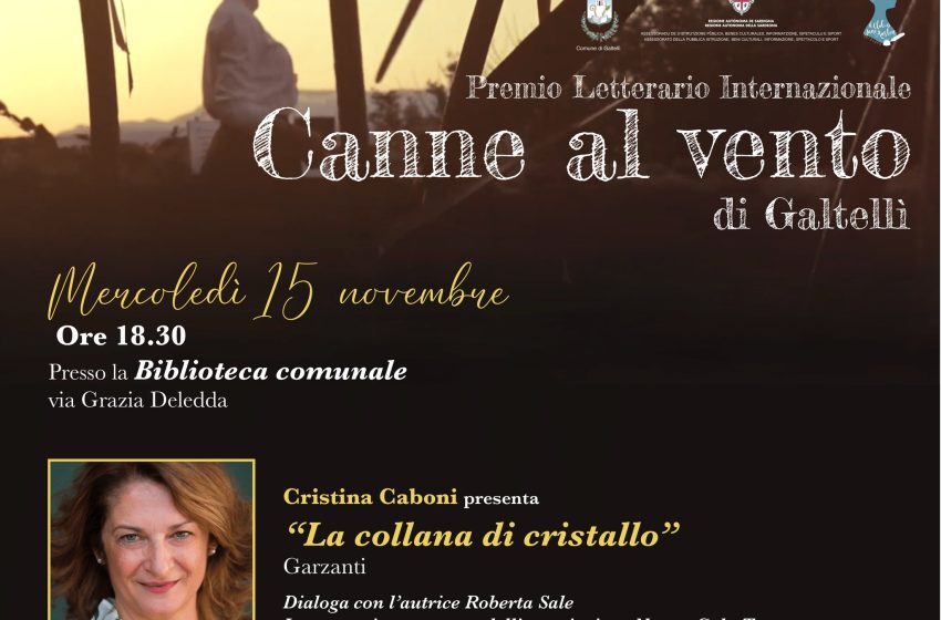  Galtellì – Cristina Caboni ospite della Premio Letterario Internazionale Canne al Vento