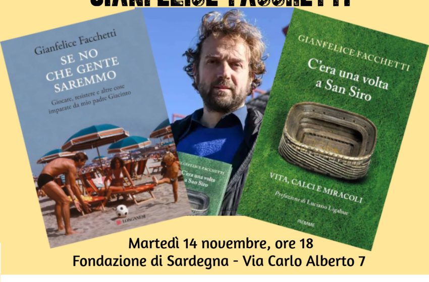  Sassari – Gianfelice Facchetti con la Biblioteca Popolare dello Sport