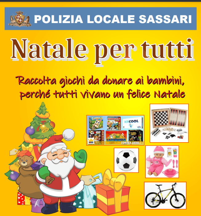 “Natale per tutti”, ritorna la raccolta doni della Polizia locale