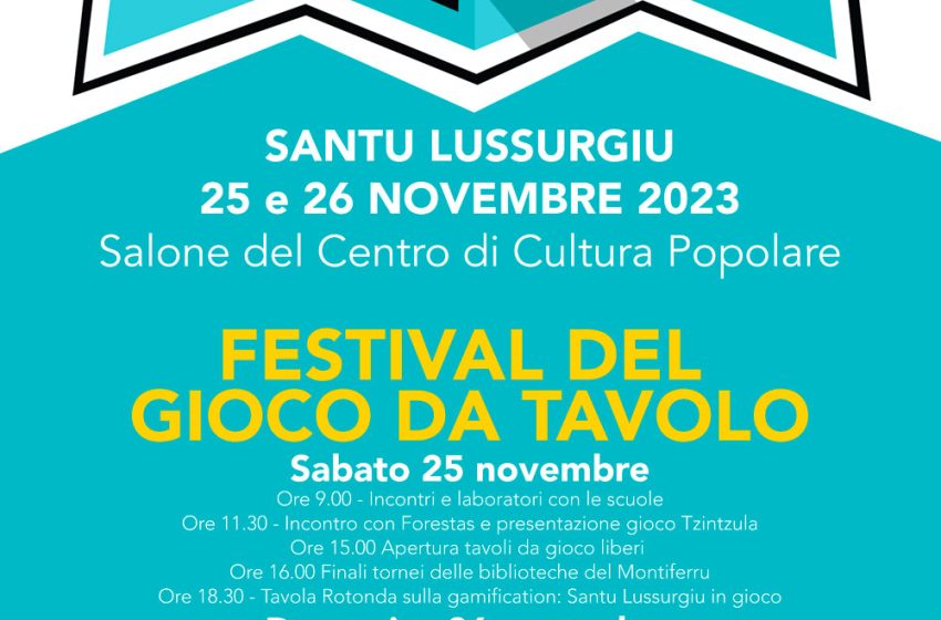  Santu Lussurgiu – Quinta edizione di Montiferru Play, il festival del gioco da tavolo