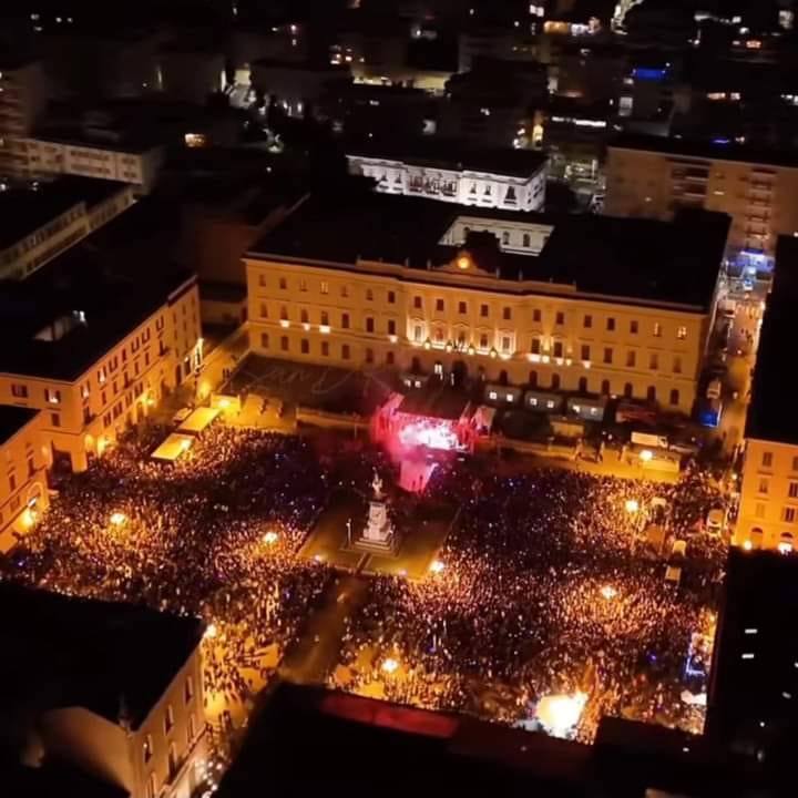 Piazza d'Italia Sassari Capodanno