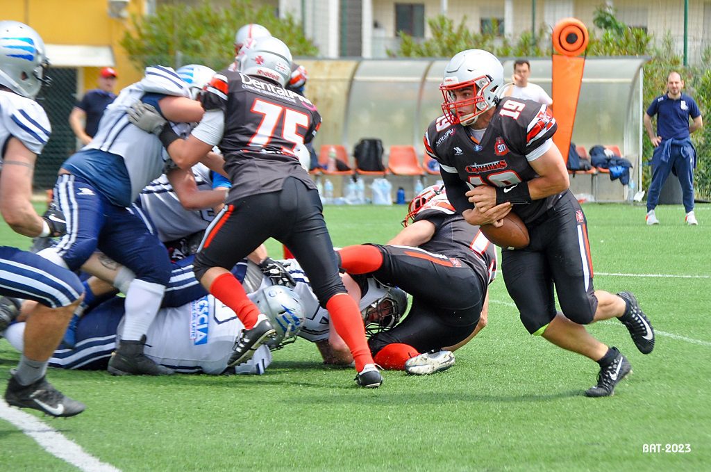 Una offensiva dei Crusaders (Foto Battista Battino)