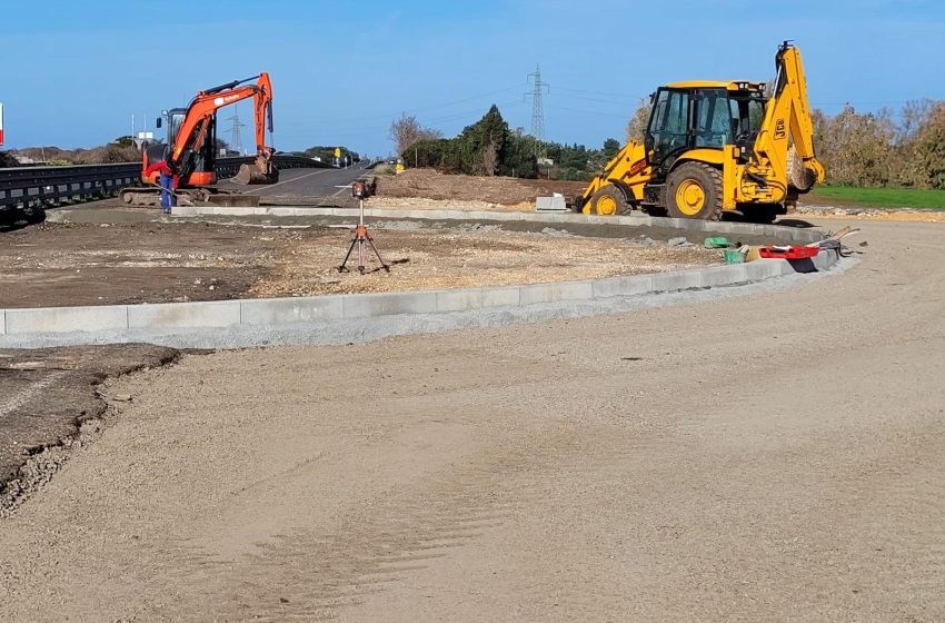  Monte d’Accoddi, in corso i lavori della rotatoria