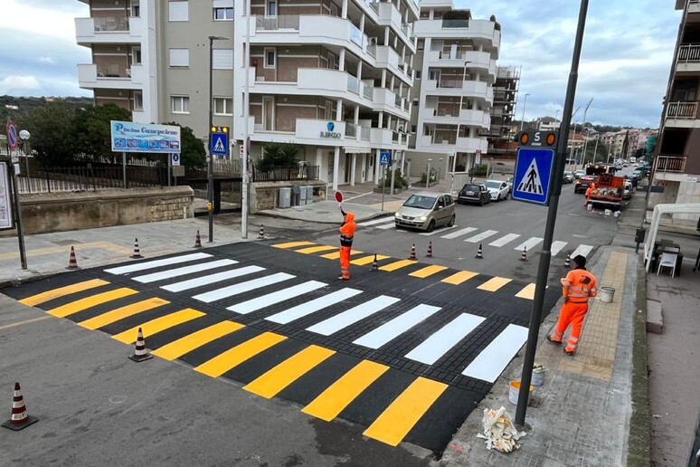  Sassari – Attraversamenti pedonali più sicuri davanti alle scuole