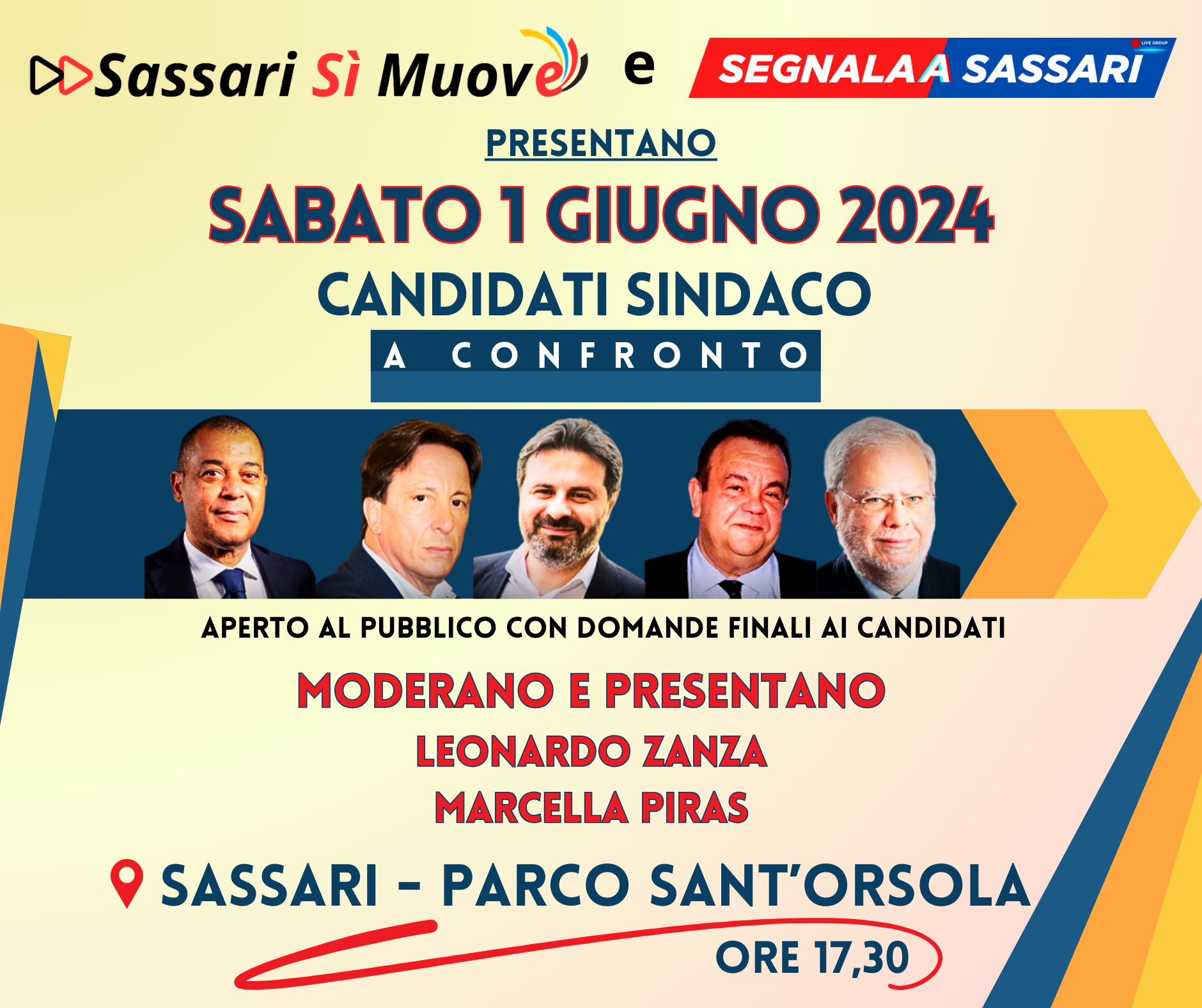 CONFRONTO CANDIDATI sindaco di sassari 2024