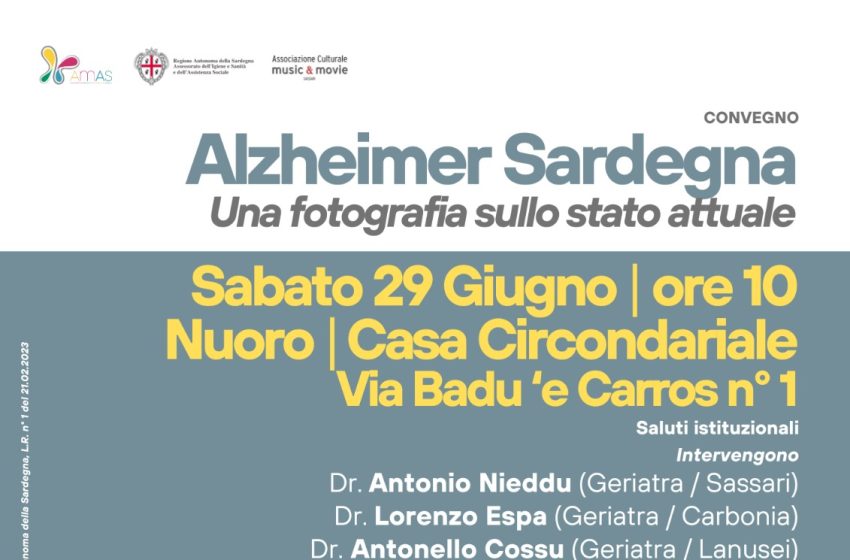  Nuoro, a Badu ‘e Carros un convegno sull’Alzheimer in Sardegna