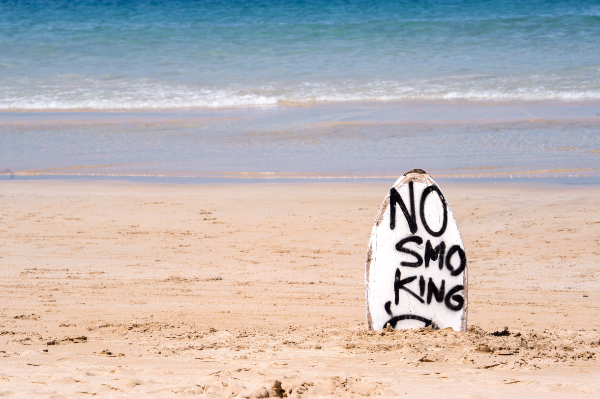 Divieto di fumo in spiaggia