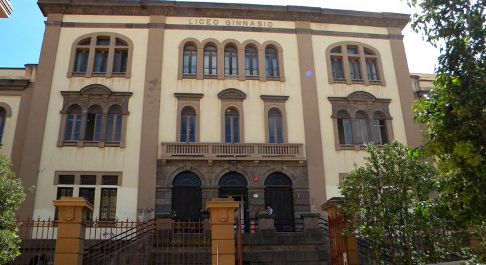 Facciata Liceo Azuni Sassari