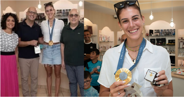   Da Fonni un gioiello artigianale per la campionessa olimpica Alessia Orro 