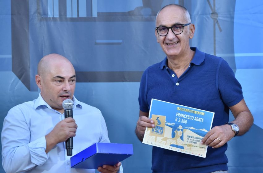  Premio letterario Florinas in Giallo, Francesco Abate vince la prima edizione