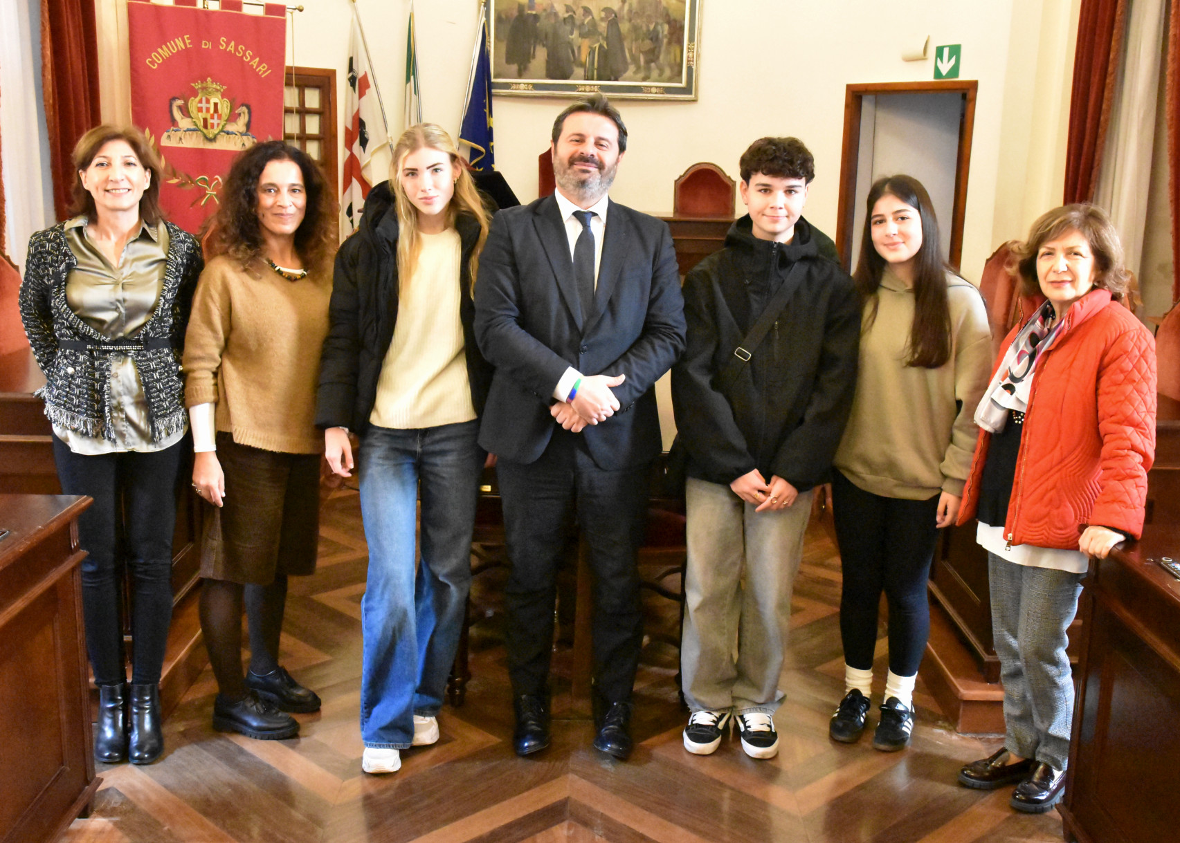 La visita a Palazzo Ducale dei ragazzi di Intercultura del 29.11.24