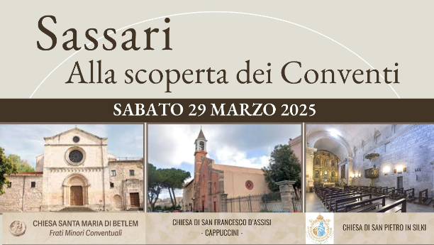  Sassari – Alla scoperta dei conventi francescani cittadini con una visita guidata organizzata dal Comune